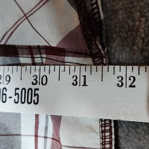 BKE ATHLETIC FIT PLAID SNAP-BUTTON LONG-SLEEVED SHIRT XXL - Picture 10 of 14